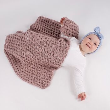 Kit de crochet pour débutants Ranna Baby Blanket 5