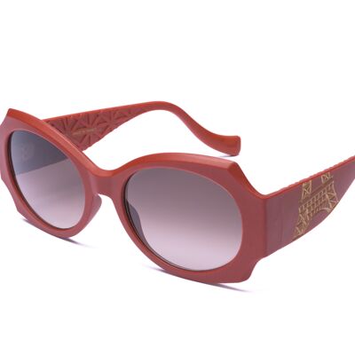 Ville de Paris - Sunglasses - Women - Saint Germain - Made in France - Coral 1