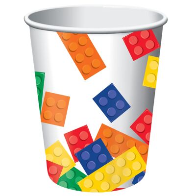 Vasos de papel para fiesta de barrio