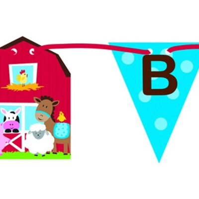 Farmhouse Fun Ribbon Banner