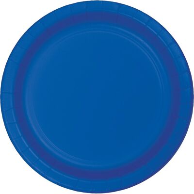 Celebrations Value Paper Dinner Plates Cobalt Blue