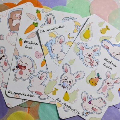 rabbits stickers