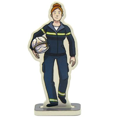Elodie the fireman figurine