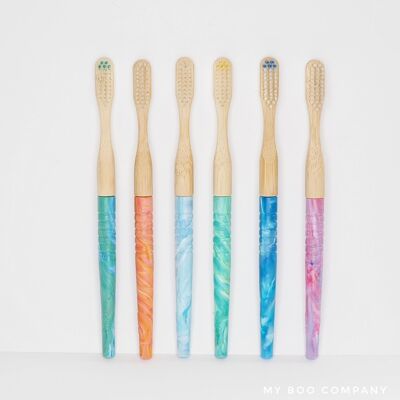 [CLEARANCE] 100% recycled low-tech handle for toothbrush with rechargeable head