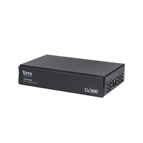 TM Electron TMTHD1030 Receptor DVB-T2 con función grabador PVR por USB, Timeshift y compatible con DVB-T, MKV (H264), MPEG-2/4