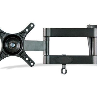 TM Electron TMSLC473 Universal tilting, rotating wall mount with double arm for monitors or TVs LED, OLED, LCD, Plasma from 10" to 24", max. 15Kg, VESA 100X100