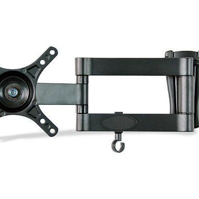 TM Electron TMSLC473 Universal tilting, rotating wall mount with double arm for monitors or TVs LED, OLED, LCD, Plasma from 10" to 24", max. 15Kg, VESA 100X100