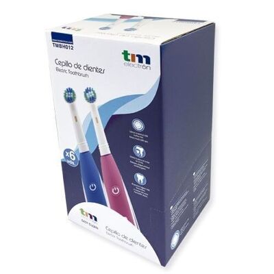 Cepillo de dientes a pilas (Display 6 uds) - TM Electron