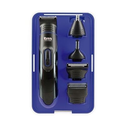 TM Electron TMHC121A 7-in-1 Lithium Battery Waterproof Grooming Kit - Blue