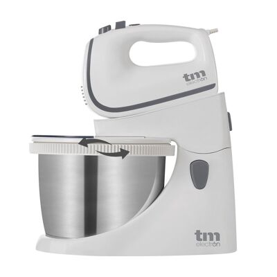 Hand mixer with stainless steel bowl - TM Electron