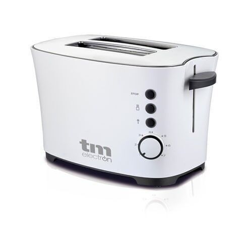 TM Electron TMPTS002 Tostadora de dos ranuras de 850W con 7 niveles de tostado y función de descongelación