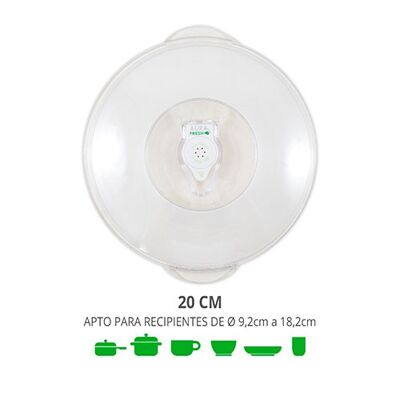 TM Electron TMVAG292 Tapa al vacío universal para sistema de envasado al vacío Aura Fresh de 20 cm de diámetro