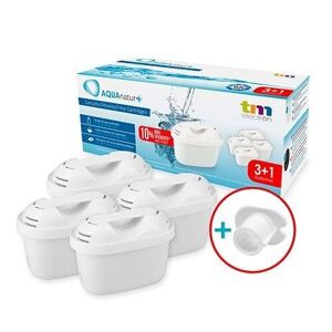 TMFIL004+ Pack de 4 à 8 mois de filtres à eau compatibles avec les carafes Brita* Maxtra* et Maxtra+*, 1 filtre à eau purifie 100 à 200 litres d'eau.