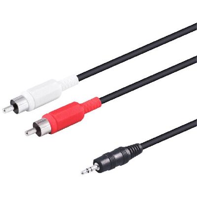 CONEXION 2RCA M A JACK 3,5 ST MACHO 1,5M