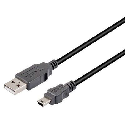 CONNESSIONE USB 2.0 A MINI USB M 5 PINES TM