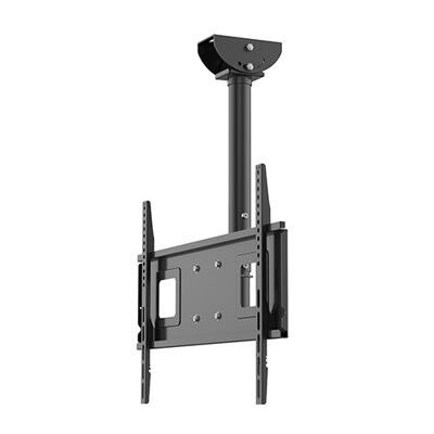 TM Electron TMSLC411 Soporte universal de techo extensible y giratorio para monitores o televisores LED, OLED, LCD, Plasma de 32" a 65", máx. 60Kg, VESA 600x400