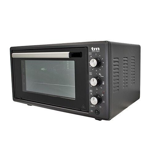 TM Electron TMPHO045 Horno de Convección de Sobremesa, 6 funciones, capacidad de 45 litros, temporizador 90 minutos, temperatura ajustable de 80º hasta 250º, 1650W