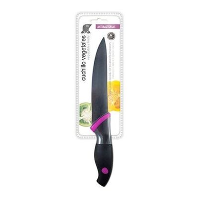 TM Electron HOKN012M Vegetable knife with a 14cm blade made of stainless steel with a long-lasting edge and an ergonomic non-slip rubber handle for all types of cutting