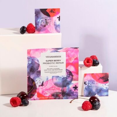 Soin du visage réparateur probiotique Super Berry