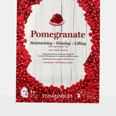 Pomegranate Sheet Face Mask