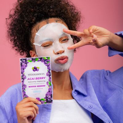 Acai Berry Sheet Face Mask