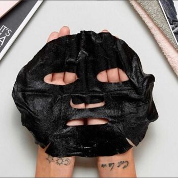 Masque facial en feuille de charbon de bambou 3