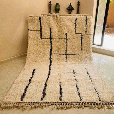 BENI OUARAIN RUG 2065 MOROCCAN CARPET HANDMADE 185 - 285 cm