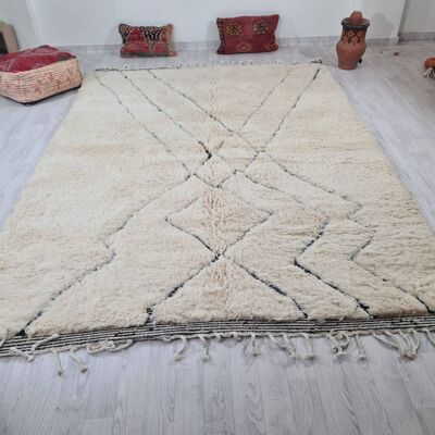 BENI OUARAIN RUG 2111 MOROCCAN CARPET HANDMADE 200 -300 cm