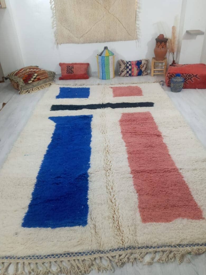 ALFOMBRA BENI OUARAIN 2124 ALFOMBRA MARROQUÍ HECHA A MANO 200 -300 cm