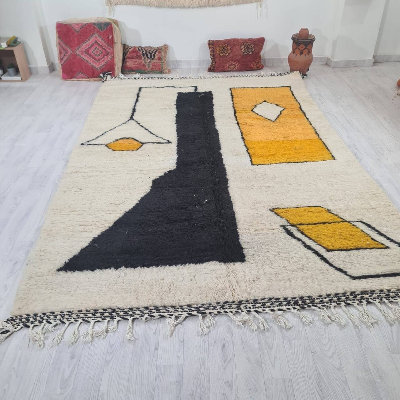 ALFOMBRA BENI OUARAIN 2129 ALFOMBRA MARROQUÍ HECHA A MANO 200 -300 cm