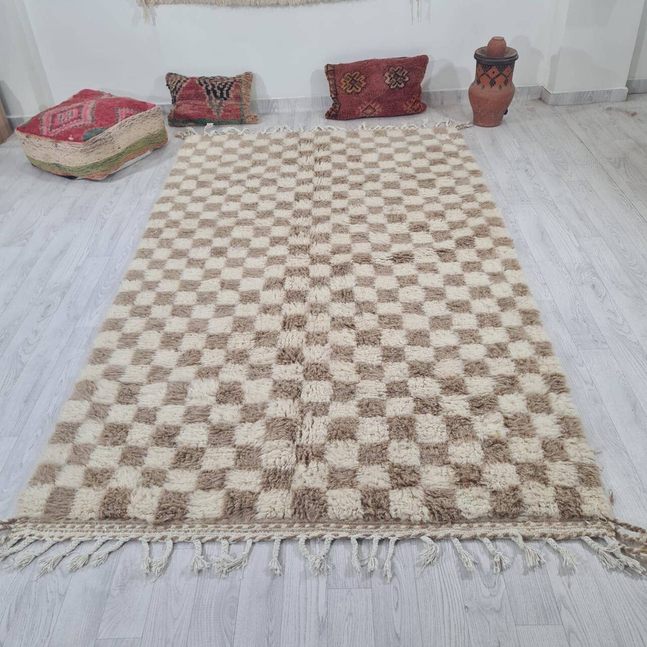 BENI OUARAIN TAPPETO 2132 TAPPETO MAROCCHINO FATTO A MANO 250 -150 cm