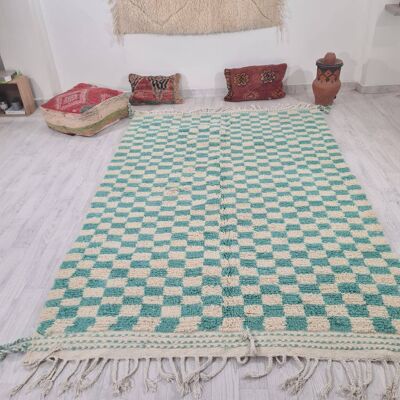 BENI OUARAIN RUG 2134 MOROCCAN CARPET HANDMADE 250 -150 cm