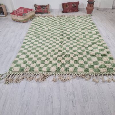 BENI OUARAIN RUG 2136 MOROCCAN CARPET HANDMADE 250 -150 cm