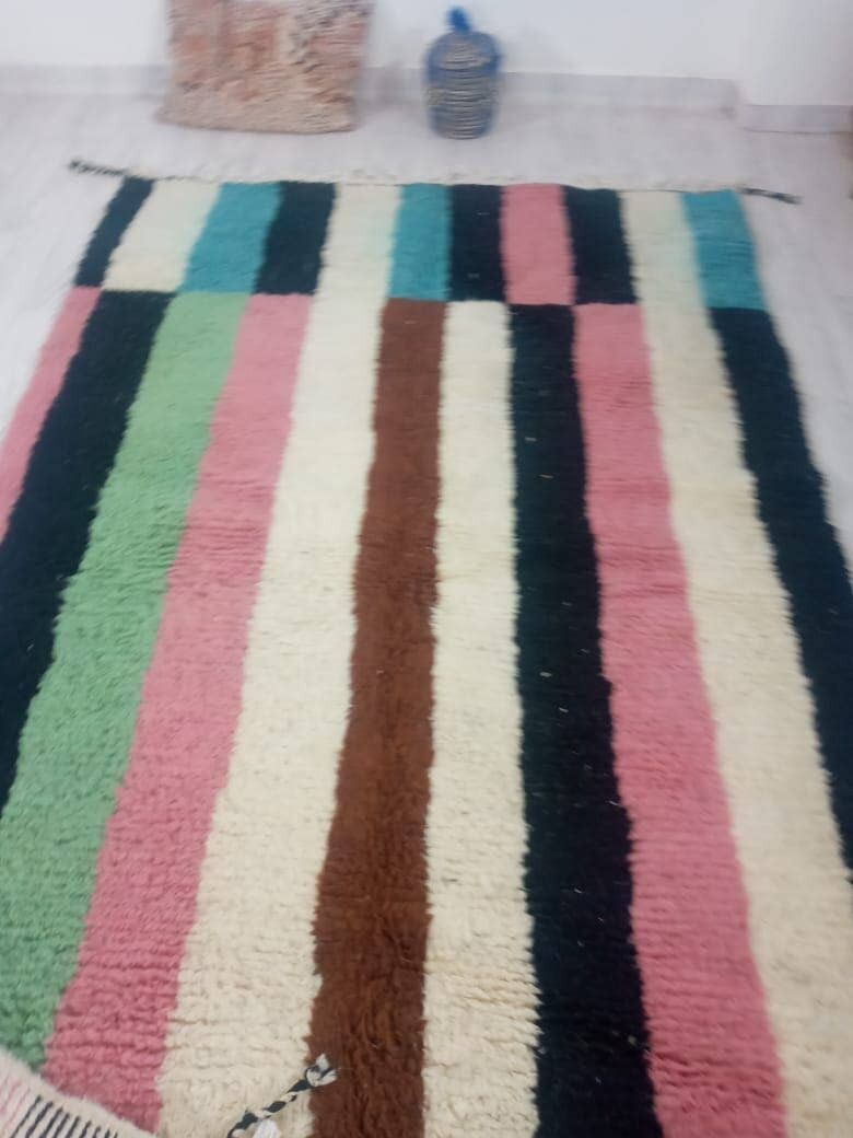 BENI OUARAIN TAPPETO 2142 TAPPETO MAROCCHINO FATTO A MANO 150 -250 cm