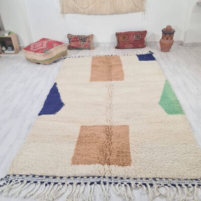 BENI OUARAIN RUG 2143 MOROCCAN CARPET HANDMADE 150 -250 cm