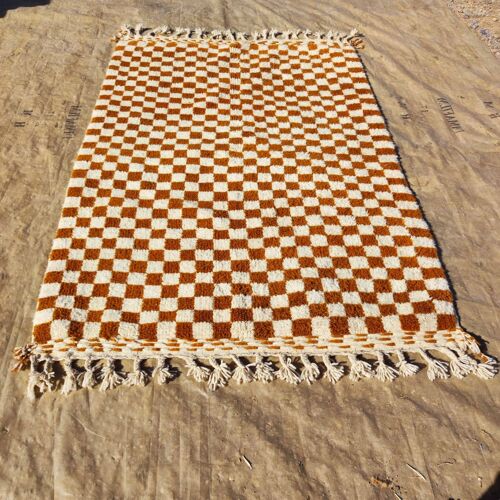 BENI OUARAIN RUG 2188 MOROCCAN CARPET HANDMADE 250 - 150 cm