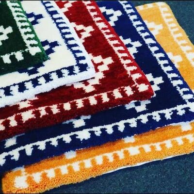 Exclusive MOROCCAN MINI RUG CUSHION HANDMADE 45/45 cm