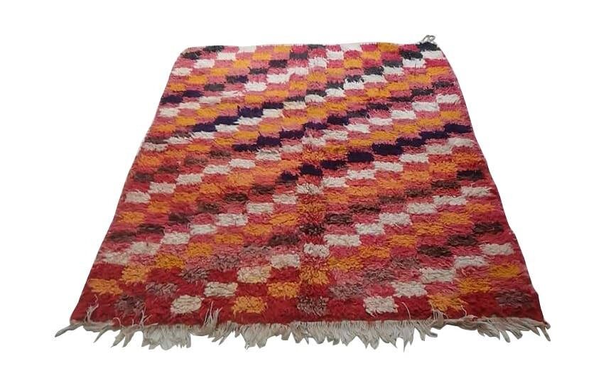 TAPPETO TAPPETO MAROCCHINO FATTO A MANO Boujaad 1027
