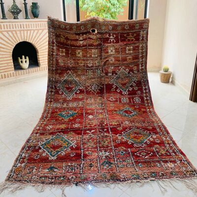 HANDMADE MOROCCAN CARPET RUG Boujaad 1059