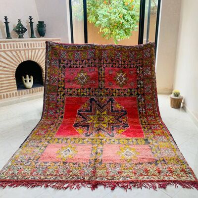 HANDMADE MOROCCAN CARPET RUG Boujaad 1062