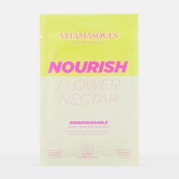 MASQUE BIODÉGRADABLE AU NECTAR DE FLEUR NOURRIR 1