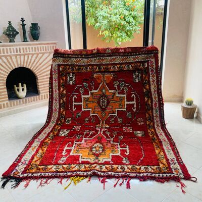 HANDMADE MOROCCAN CARPET RUG Boujaad 1092