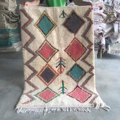 Handmade Moroccan rugs Azilal 100 x 150 cm 013