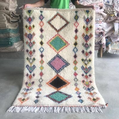 Handmade Moroccan rugs Azilal 100 x 150 cm 015
