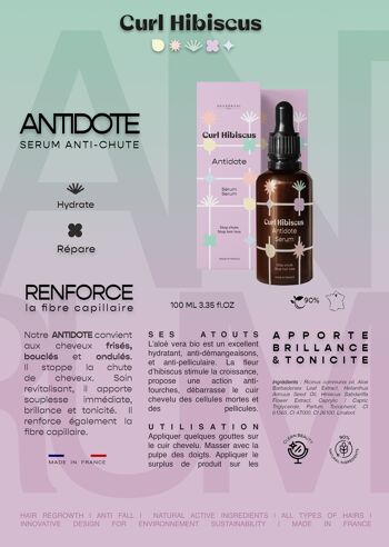 Sérum Antidote Antichute - CURL HISBISCUS - 100 ml 8