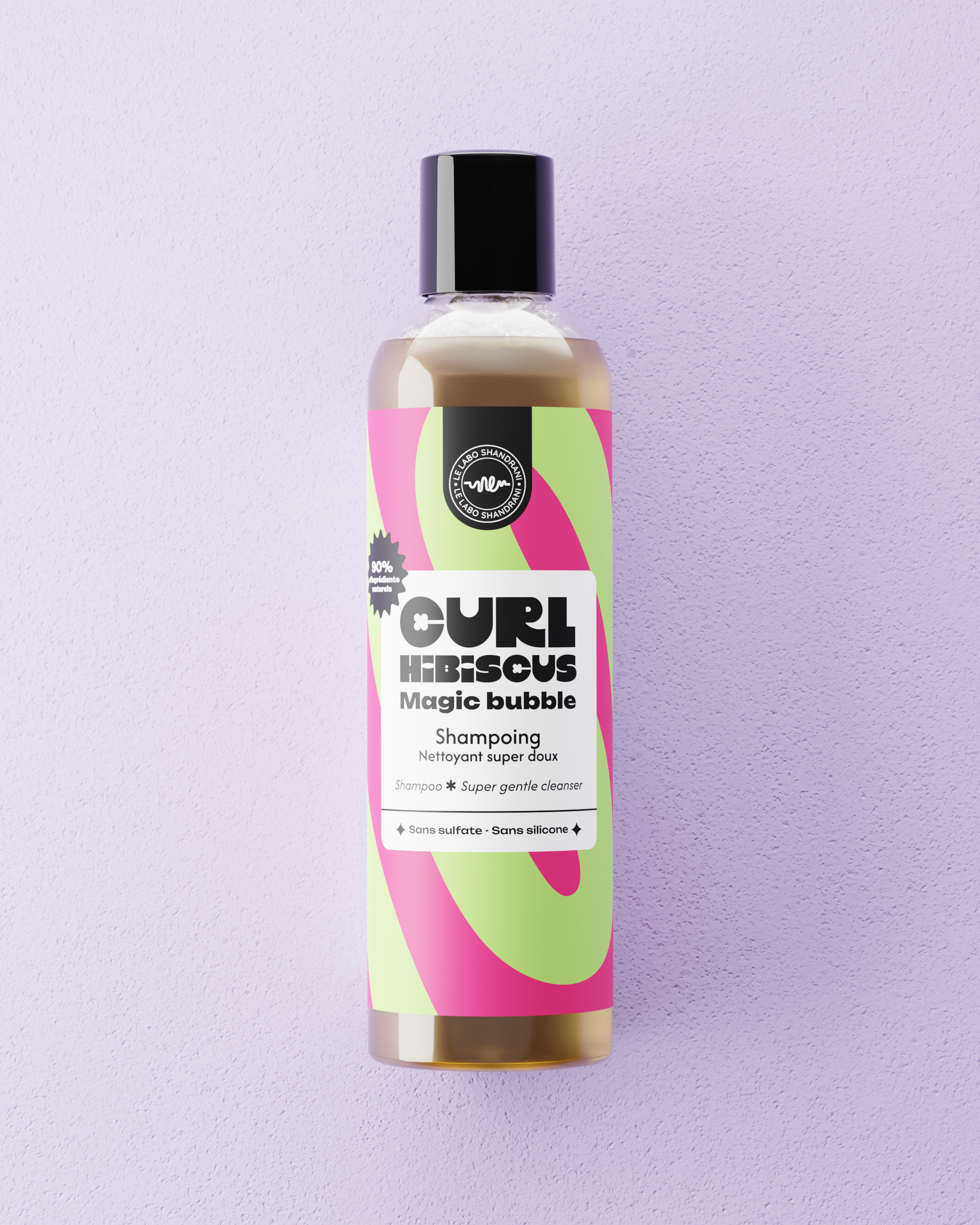 Shampoing  Intense - CURL HIBSCUS - Magic Bubble 250 ml