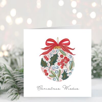 Christmas Card, Holiday Card, Merry Christmas, Watercolour Illustrations