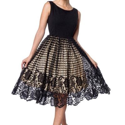 Lace Swing Dress - Black (SKU: 50201-002)