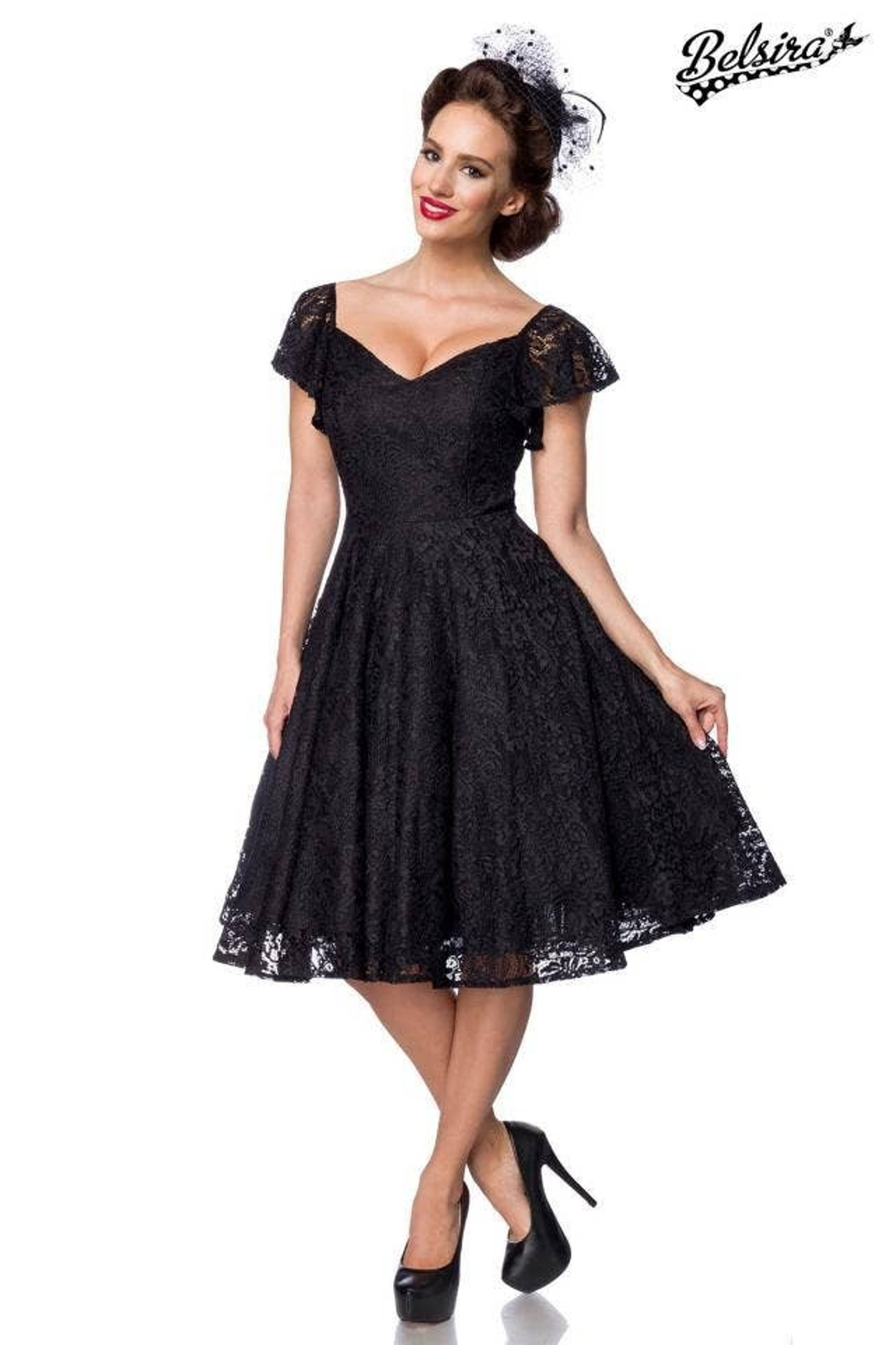 Buy wholesale Premium (SKU: Black Lace Dress 50200-002) 