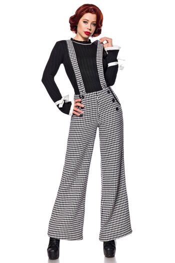 Pantalon Belsira Premium Marlene - Noir/Blanc (SKU: 50177-010) 3